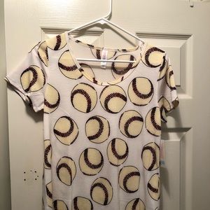 Xxs baseball lularoe